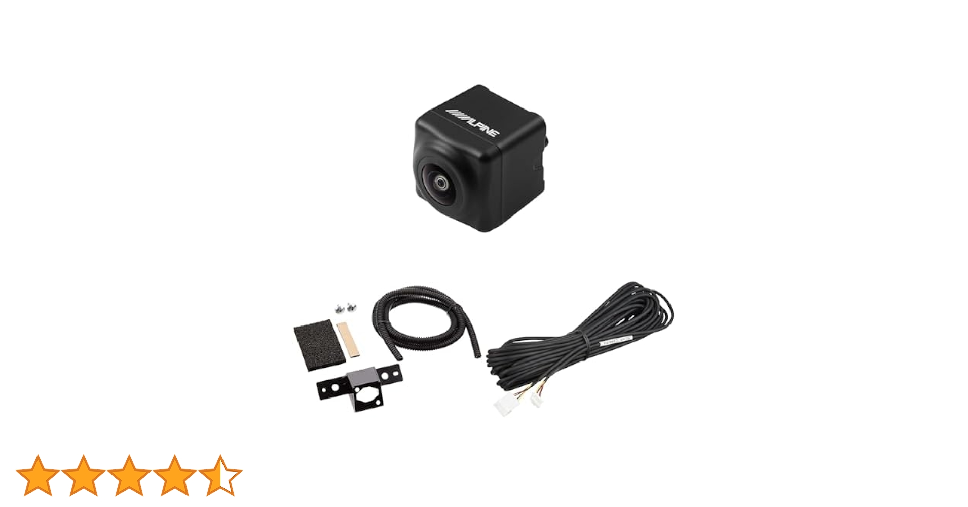 ALPINE HCE-C1000 付属品一式 ALPINE / HCE-C1000 汎用RCA出力タイプ・バックカメラ ブラック
